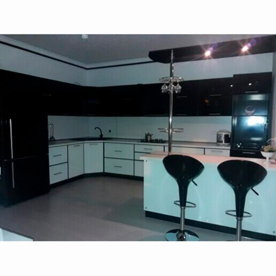 Барный стул Club черный глянец