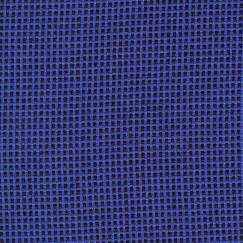 Стул для персонала и посетителей "ИЗО", черный каркас, ткань черно-синяя, В-12