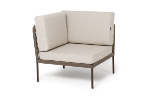 "Канны" угловой модуль плетеный из роупа