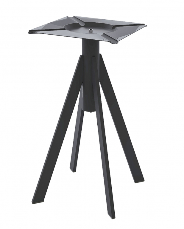 Стол обеденный Fuoz Werzalit Fantasy черный, копперфильд