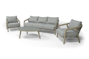 "Брюссель" лаунж-зона из искусственного ротанга на 5 персон