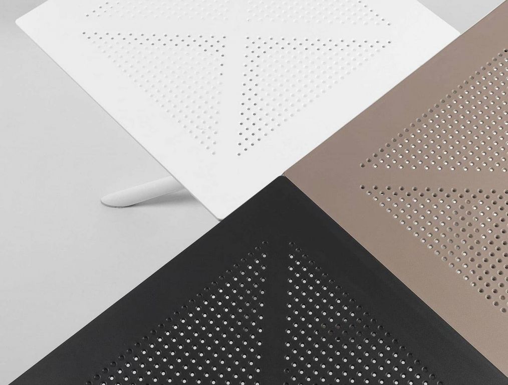 Стол пластиковый обеденный Clip 80 табак