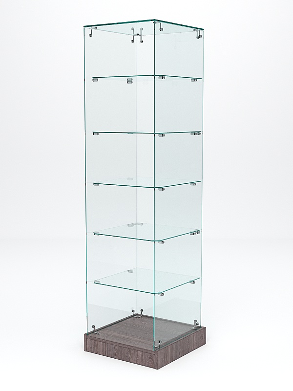 Витрина стеклянная "ИСТРА ХИТ ПРОДАЖ" №502 (без дверки, задняя стенка - стекло)