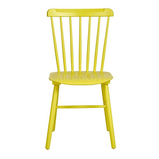 Стул Такер, желтый деревянный