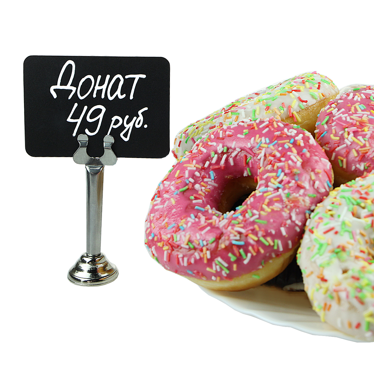 Держатель ценника MV-CLIP-80 с табличкой А7