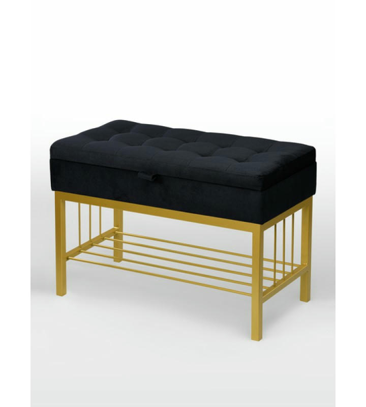 Банкетка Н-76 (золото/коричневый)