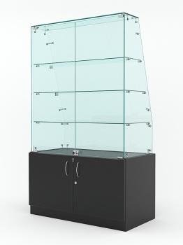 Прилавок "ИСТРА" №115 (с дверками), Черный