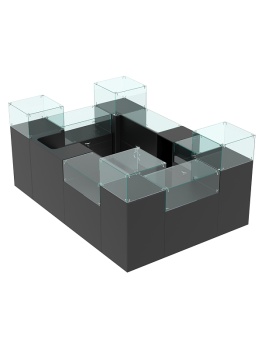 Комплект прилавков "РИВОЛИ" №2, Черный