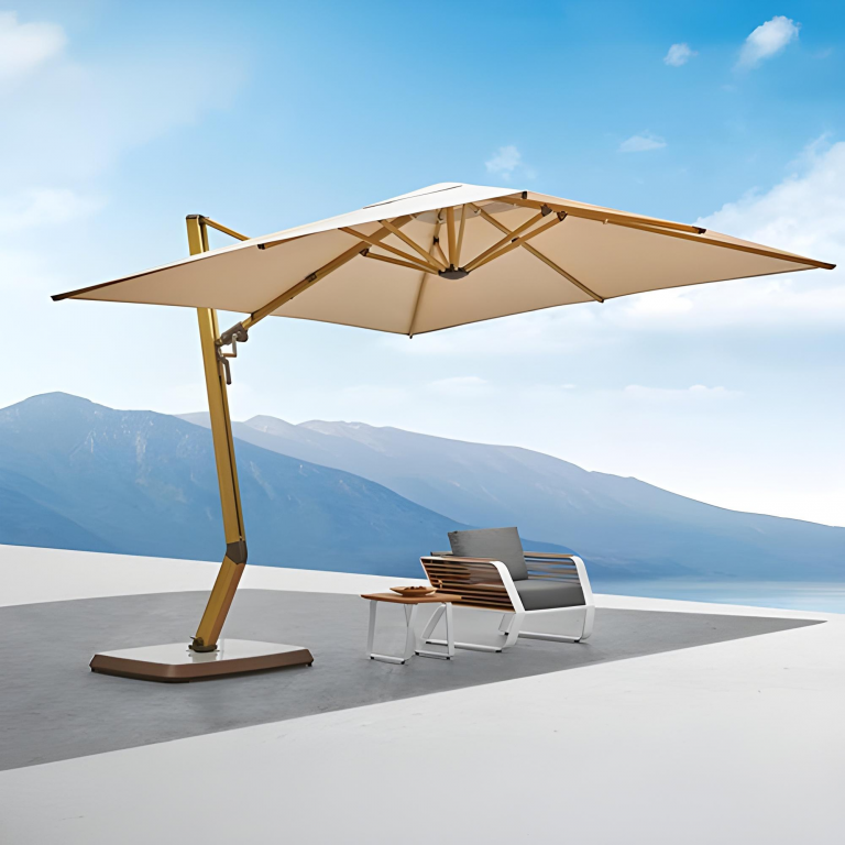 Зонт профессиональный 3х3 м Wing тик, тортора