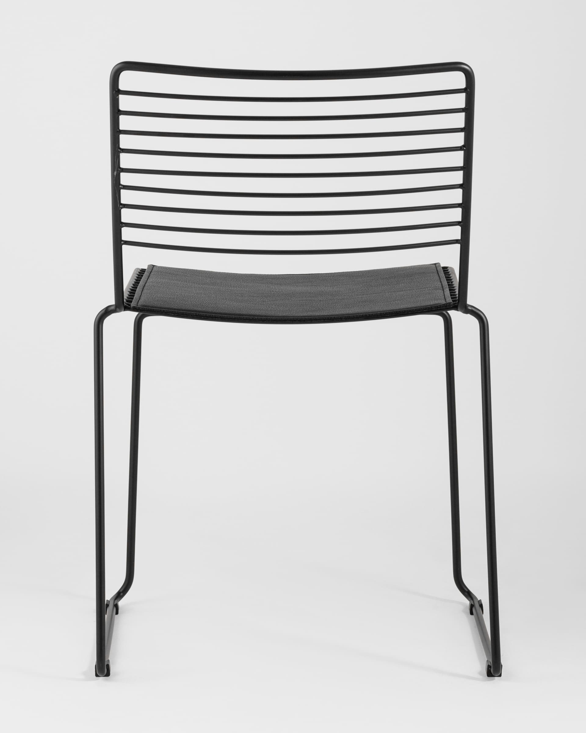 Стул обеденный Danny черный с черной подушкой