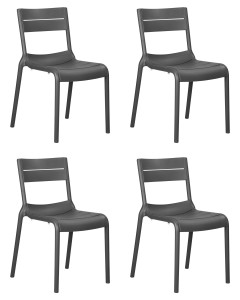 Набор 4 шт Стул обеденный DOBRIN TIM, темно-серый (GR-04) цена 9 950 ₽ Набор 4 шт Стул обеденный DOBRIN TIM, темно-серый (GR-04)