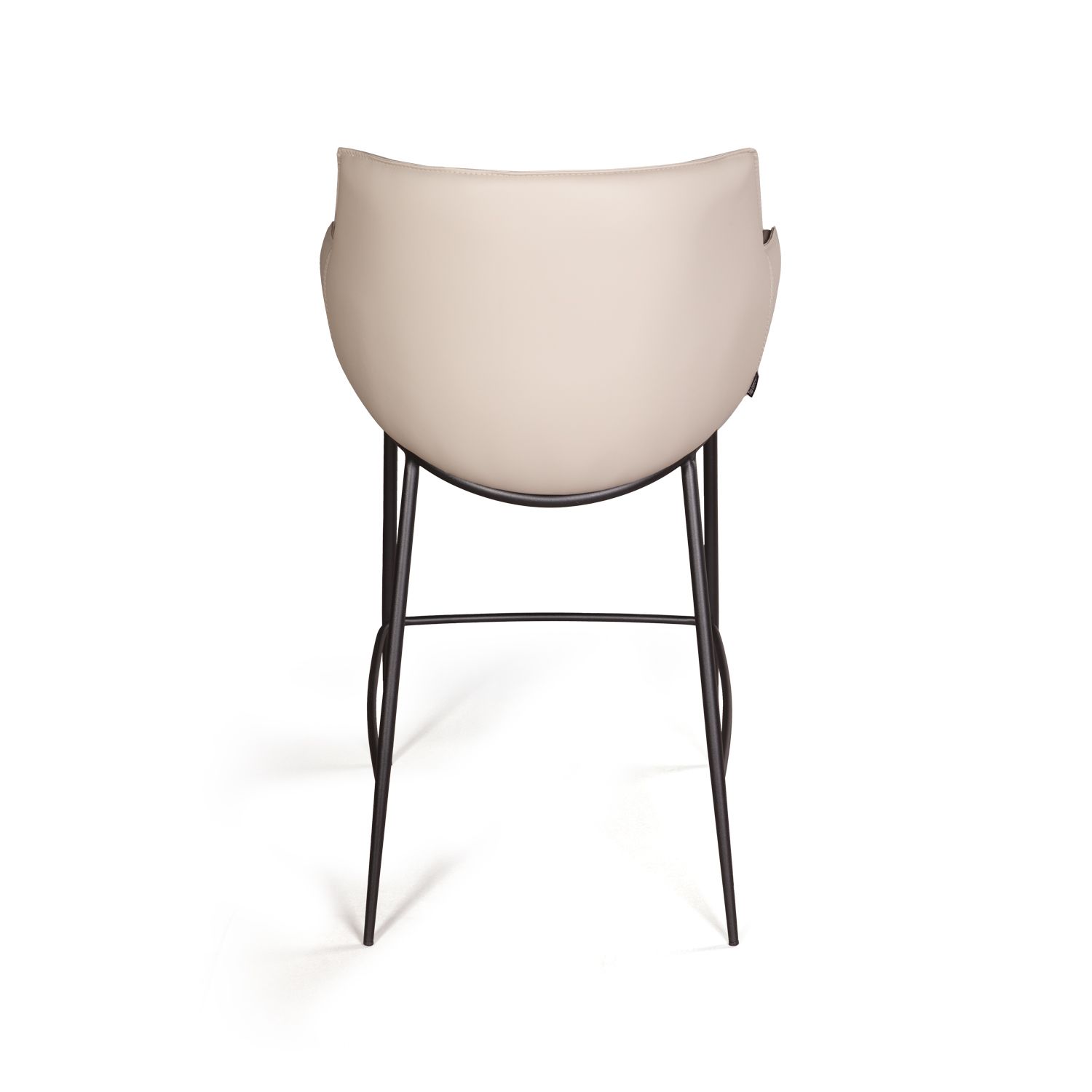 Стул полубарный Sofia, экокожа soft-touch, серый