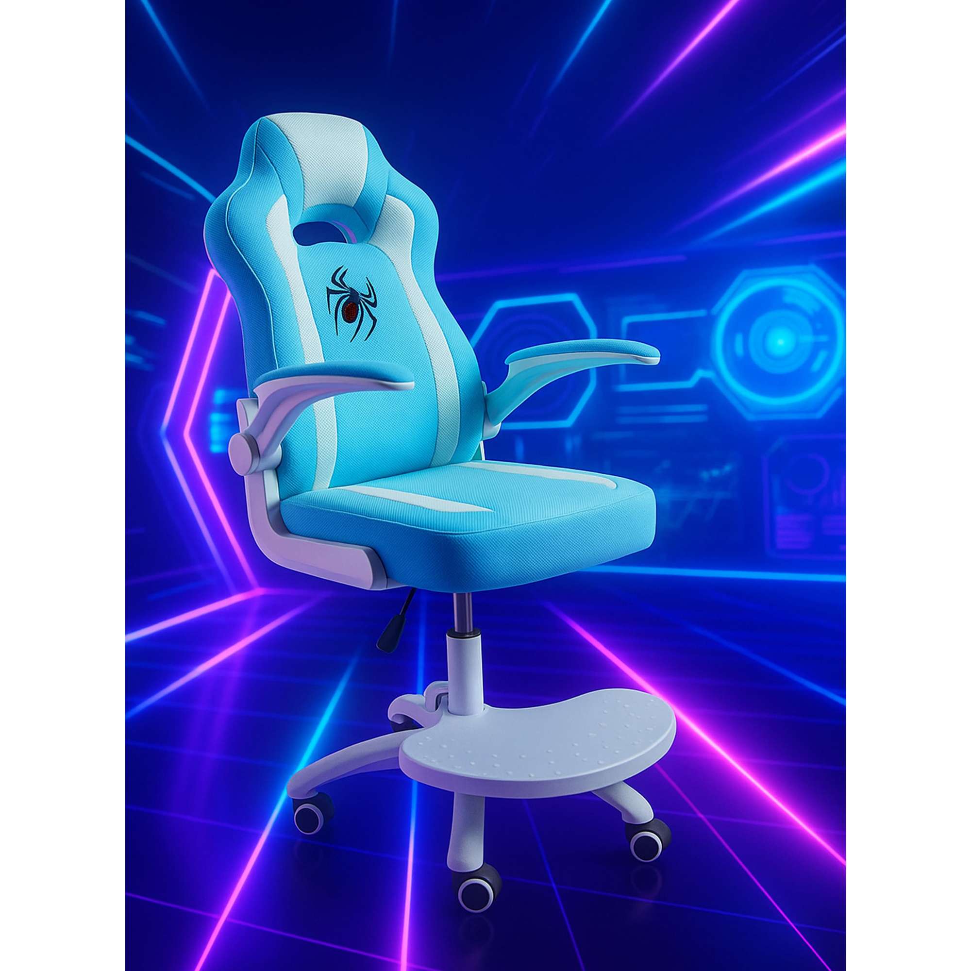 Кресло поворотное ELEN, ткань, (синий)