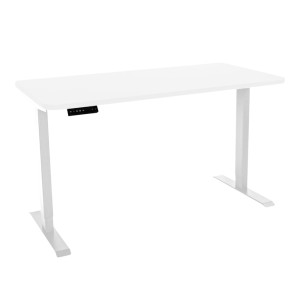 Стол с регулировкой высоты электрический LuxAlto LA-T33-2AR2 белый/белый ЛДСП 120*70*2.5
