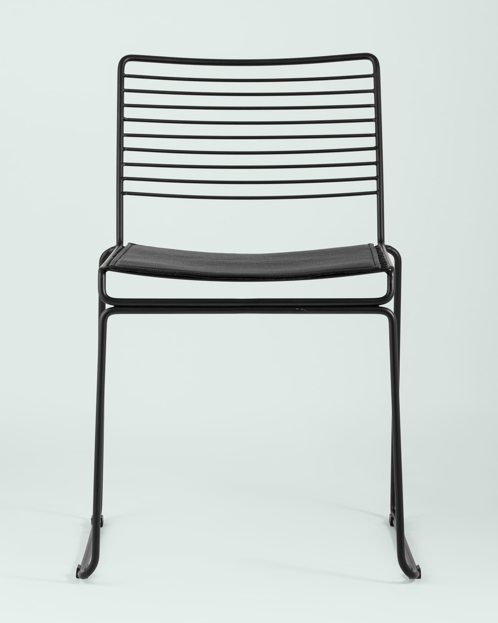 Стул обеденный Danny черный с черной подушкой