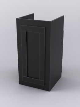 Прилавок под кассу "ОРНАМЕНТ" №2, Черный