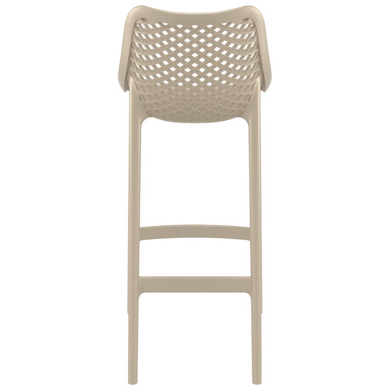 Стул пластиковый барный Air Bar 75 бежевый