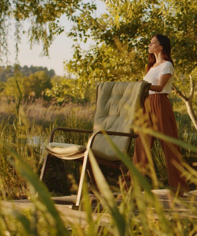 Подушка для кресла Folio зеленый