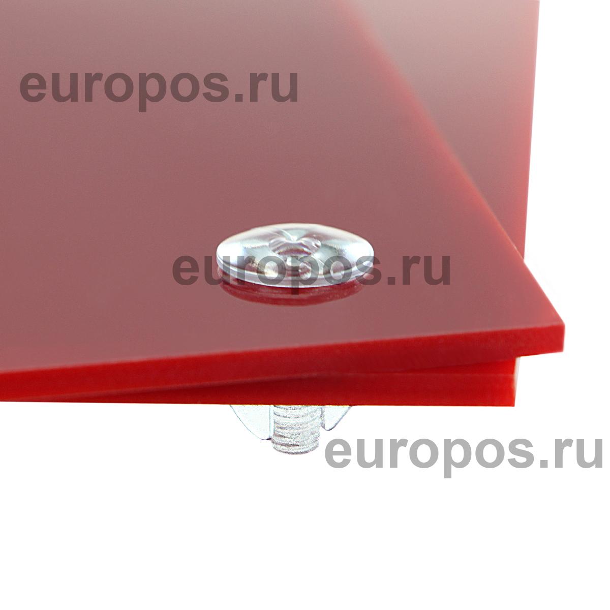 Винт и гайка с ушками VIKING SCREW-18, цвет прозрачный