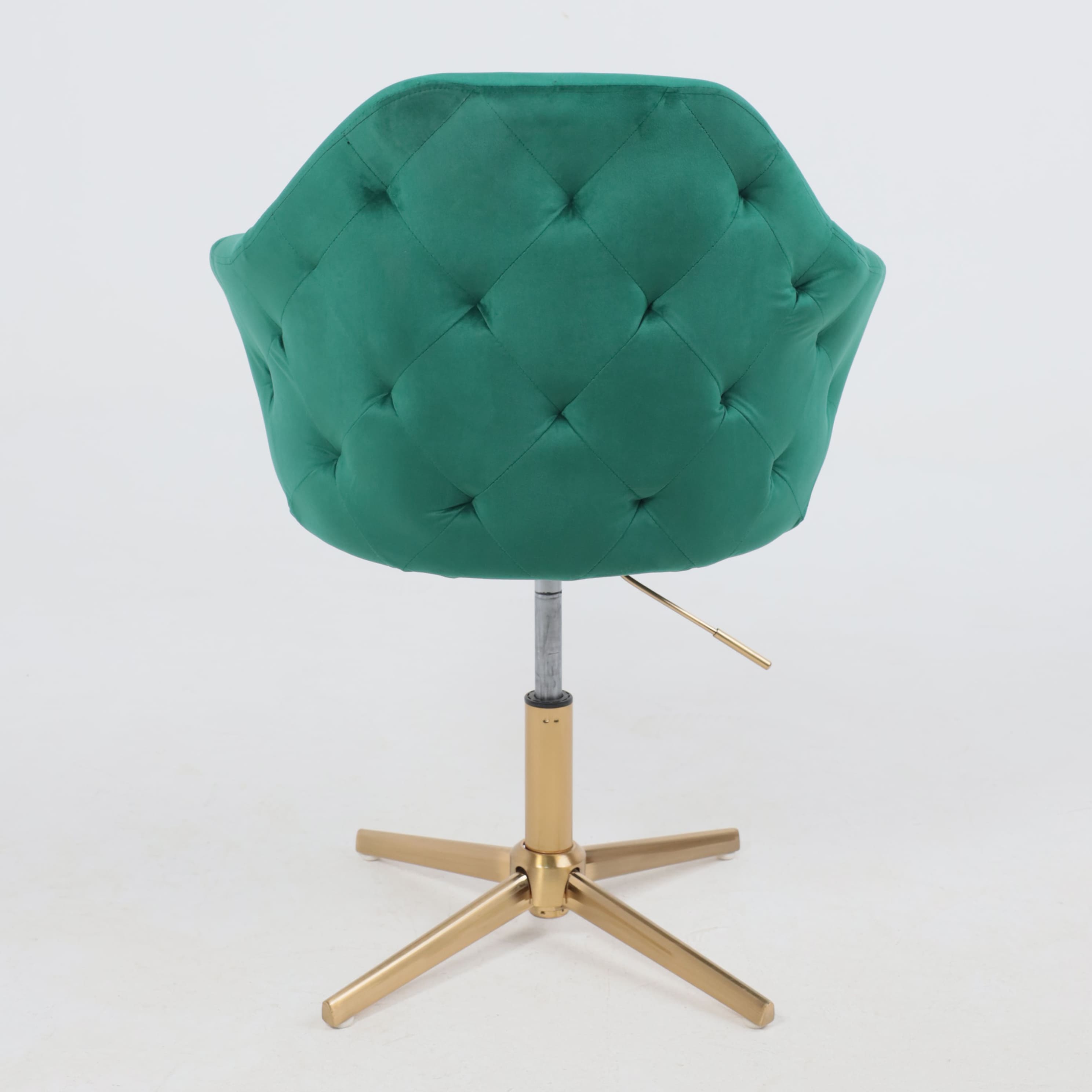 Кресло поворотное Dubai, зеленый, велюр