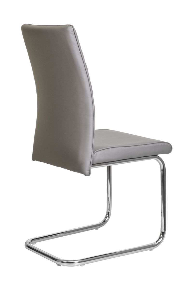 Стул Ronald, серый, экокожа