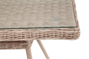 "Латте" плетеный стол из искусственного ротанга 160х90см