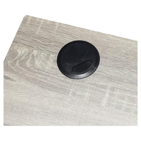 Стол на металлокаркасе BRABIX "LOFT CD-006", 1200х500х730 мм, 2 полки, цвет дуб антик, 641225