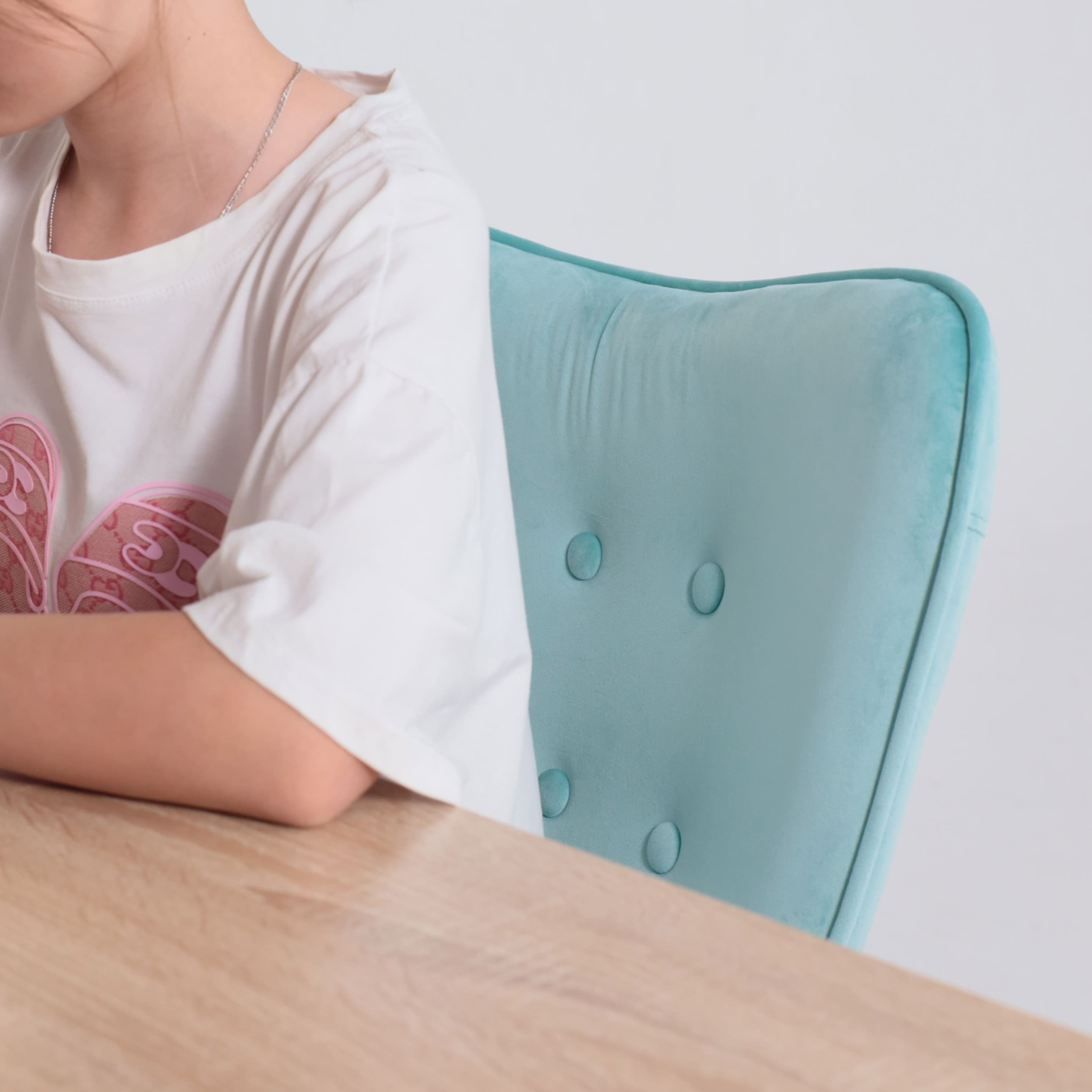 Кресло поворотное Bella, мятный, велюр