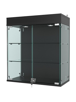 Витрина "АТРИУМ" настенная №1А-1Г, Черный