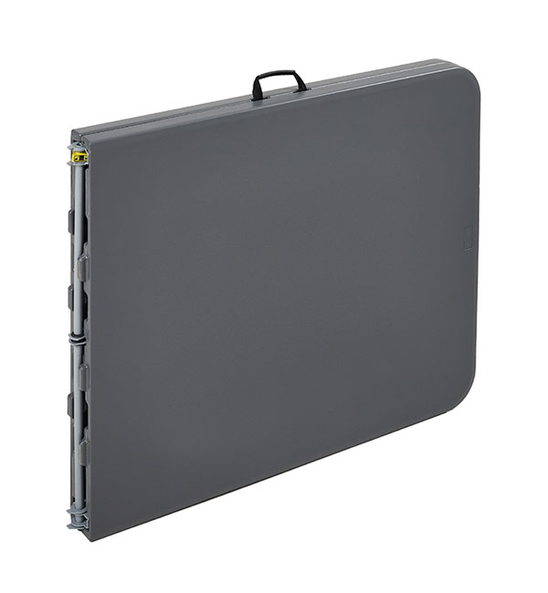 Стол-книжка пластиковый разборный серый