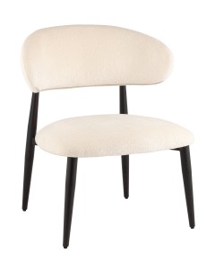 Кресло лаунж Ayla молочный