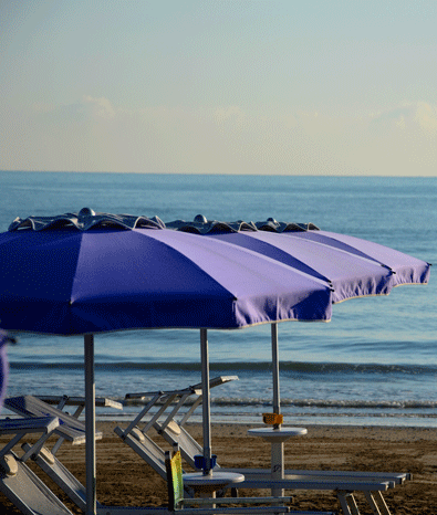 Столик для зонтов с опорой Table белый