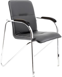 Кресло Everprof Samba Wood CF Экокожа Черный