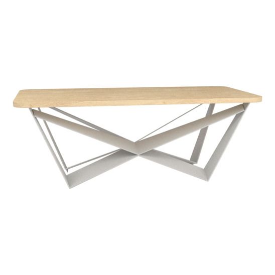 Стол Лофт Бабочка, лак прозрачный