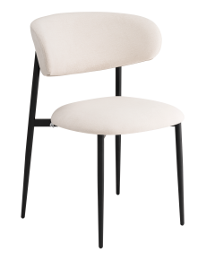 Стул Килиан велюр молочный