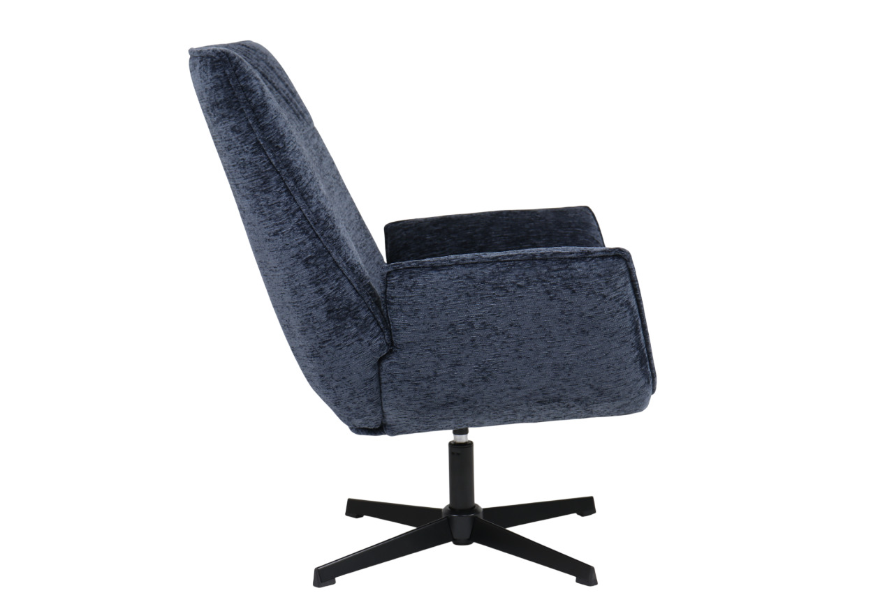 Кресло Hyfel темно-синий шенилл