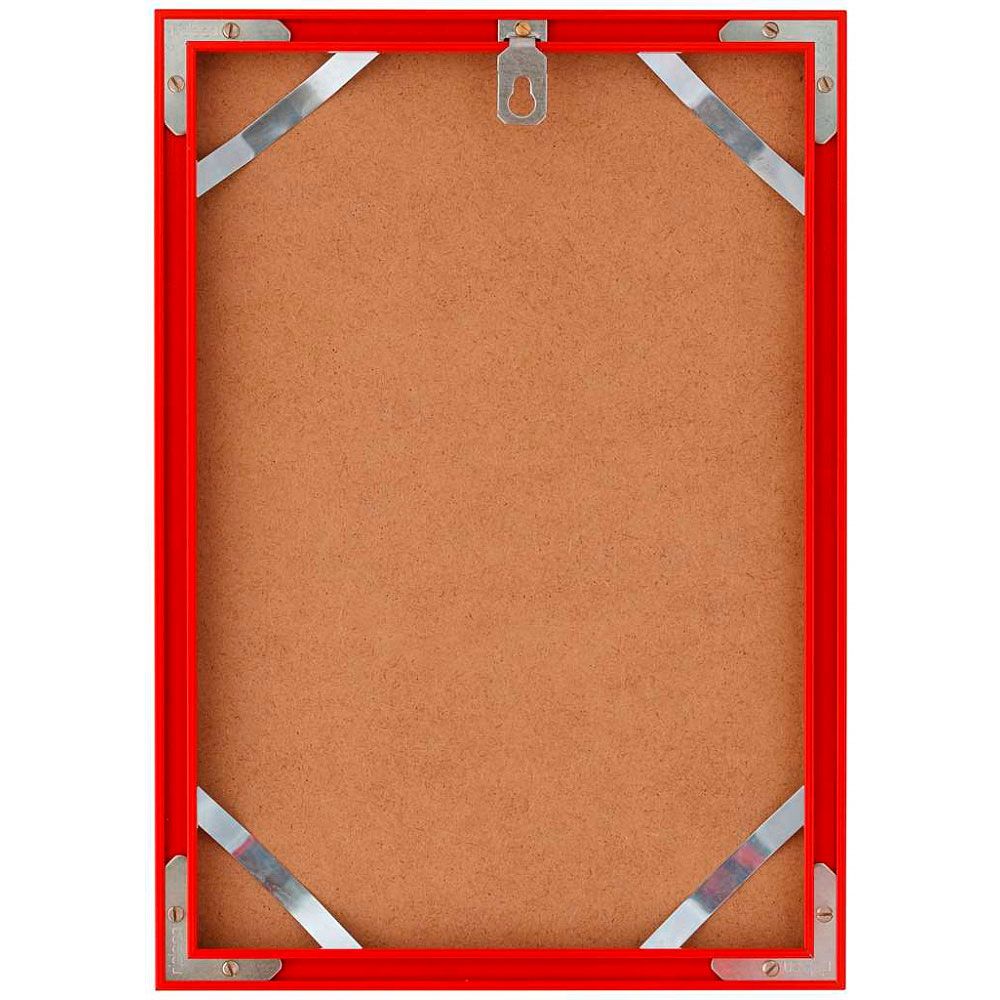 Рамка Нельсон 02, А3, красный глянец RAL-3020