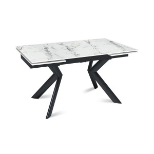 Стол раскладной Бридж (140+40+40), керамика глянцевая Ice Jade