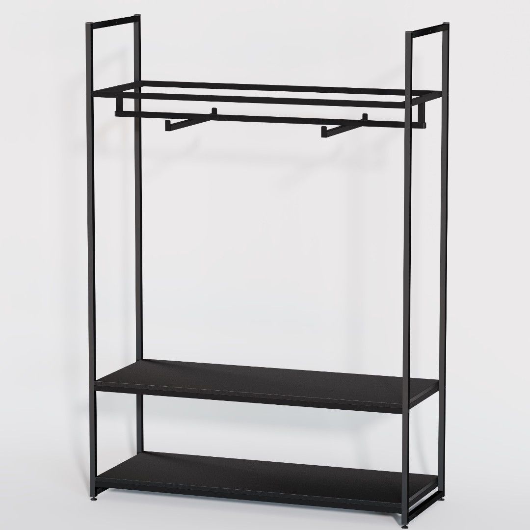 Стеллаж для одежды в стиле Лофт A17120-08 (170х120х45)