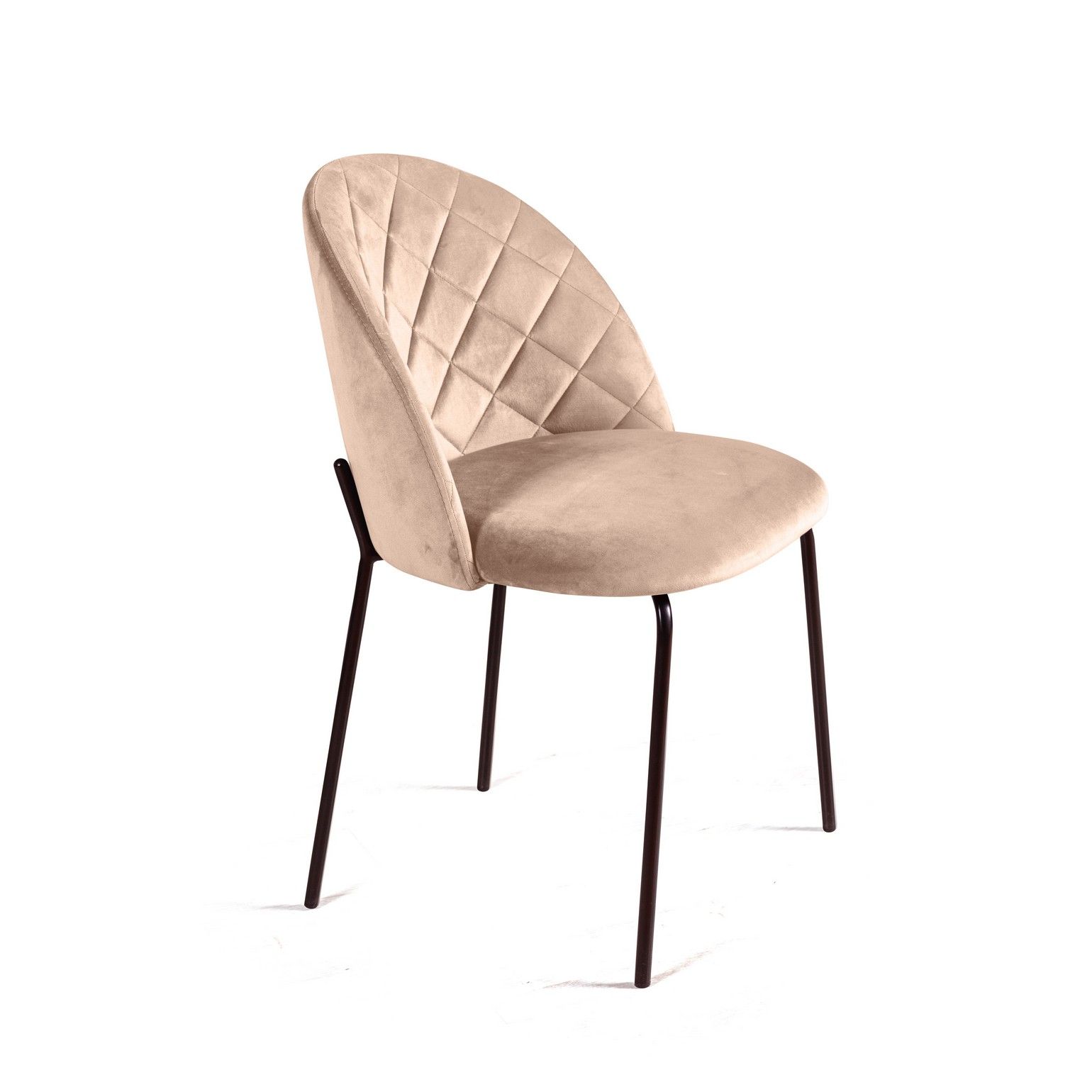 Стул Норд ромб, бархат бежевый 5