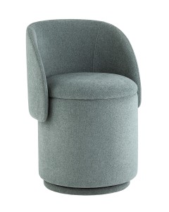 Пуф-трансформер Таунсвилл вращающийся с ящиком букле зеленый