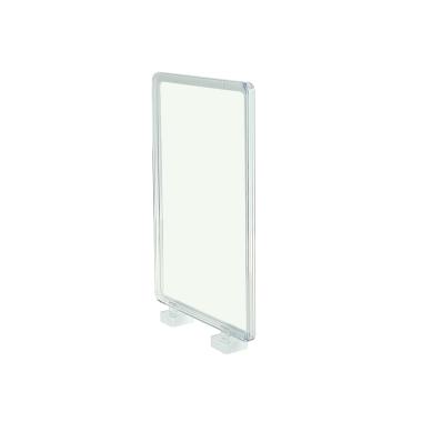 Стойка на магнитах MAGNET-90 с рамкой PF-A4, цвет прозрачный