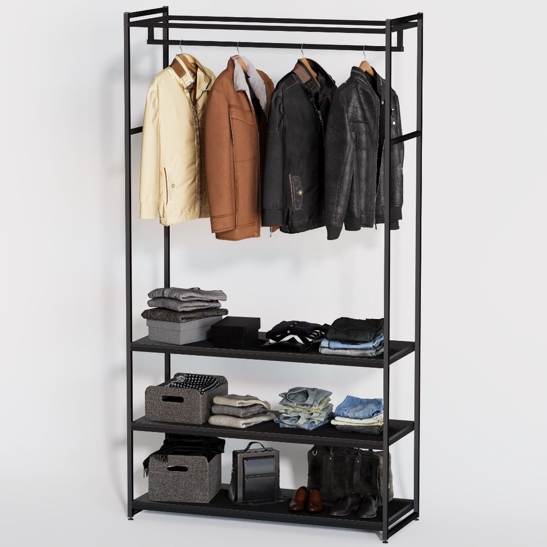 Стеллаж для одежды в стиле Лофт A22120-11