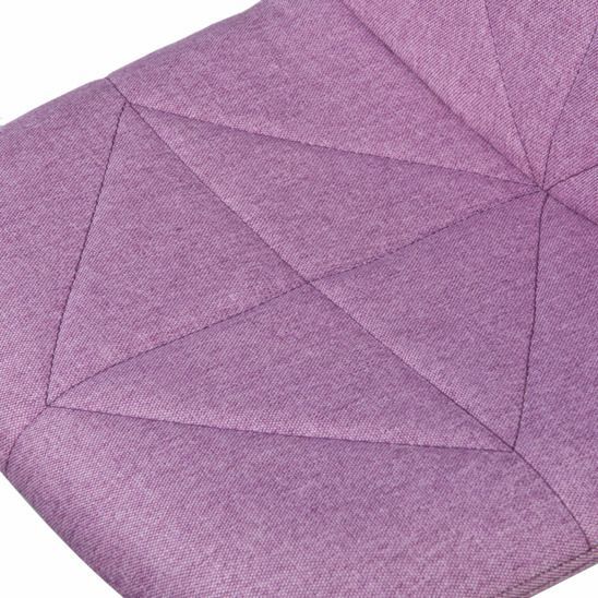 Барный стул СИЕНА, хром сталь, рогожка фиолетовый