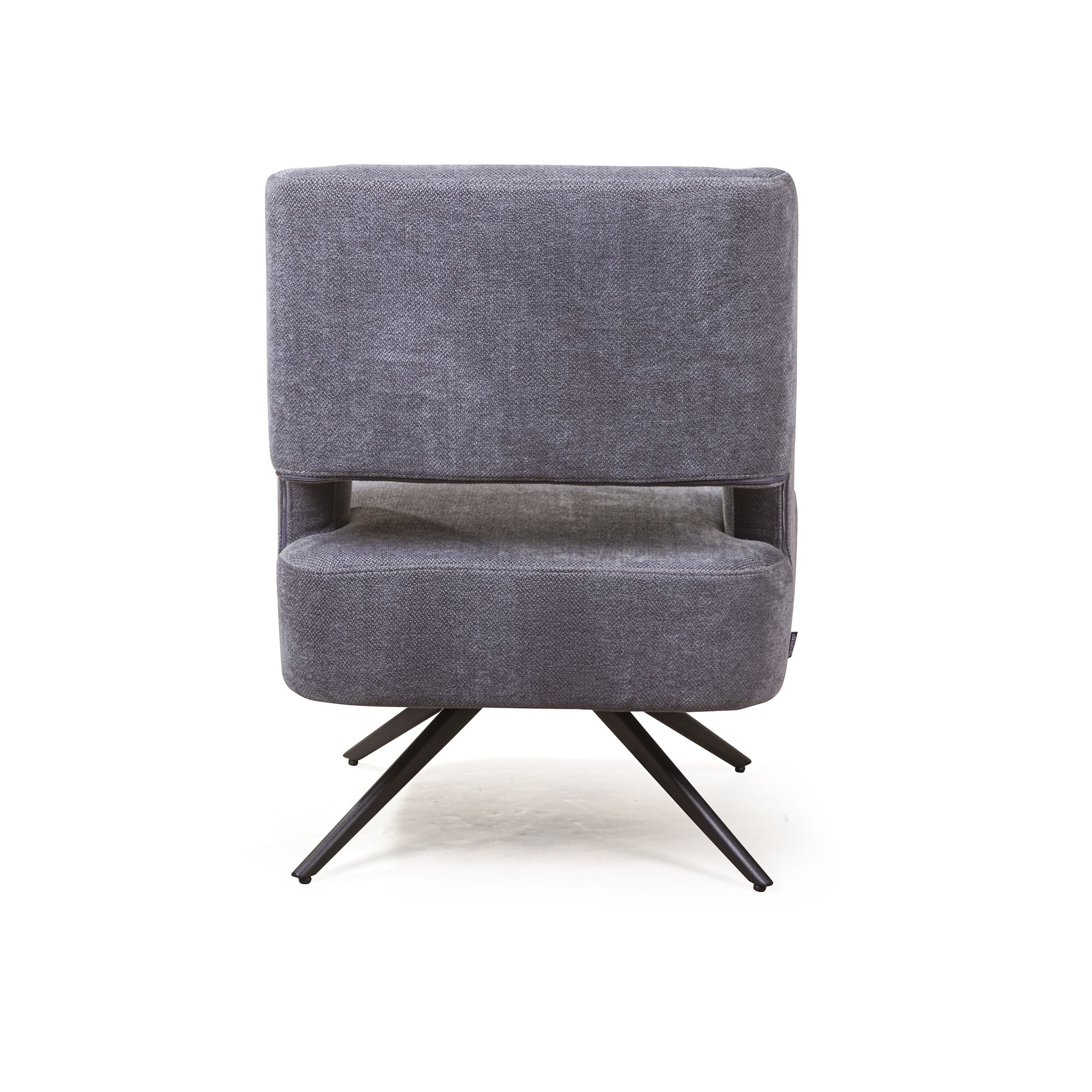 Кресло Молли, ткань серый