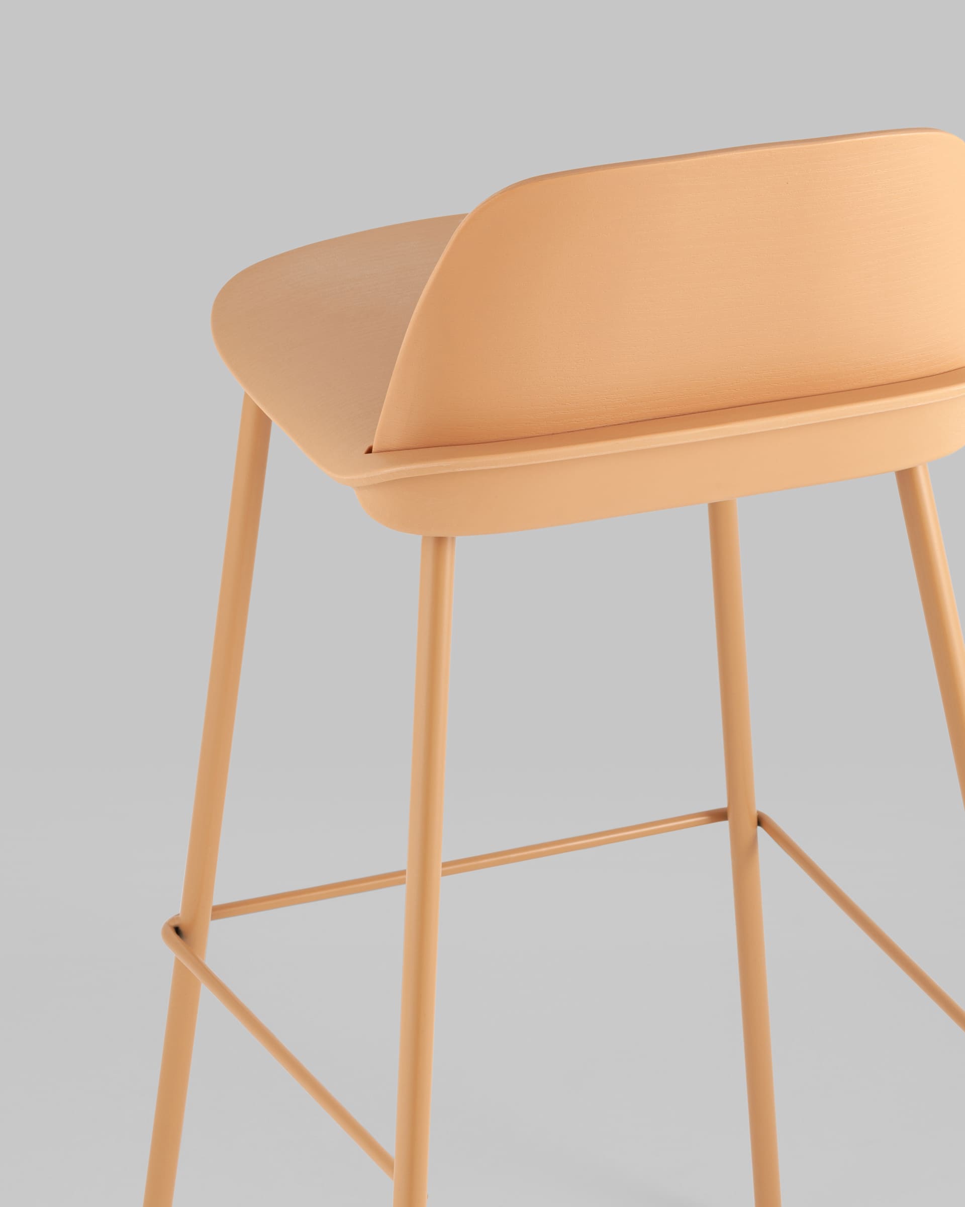 Стул барный Mist желтый 4 шт