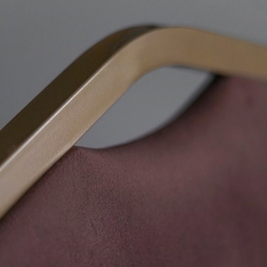 Стул Хит 20мм, шампань, велюр голубой