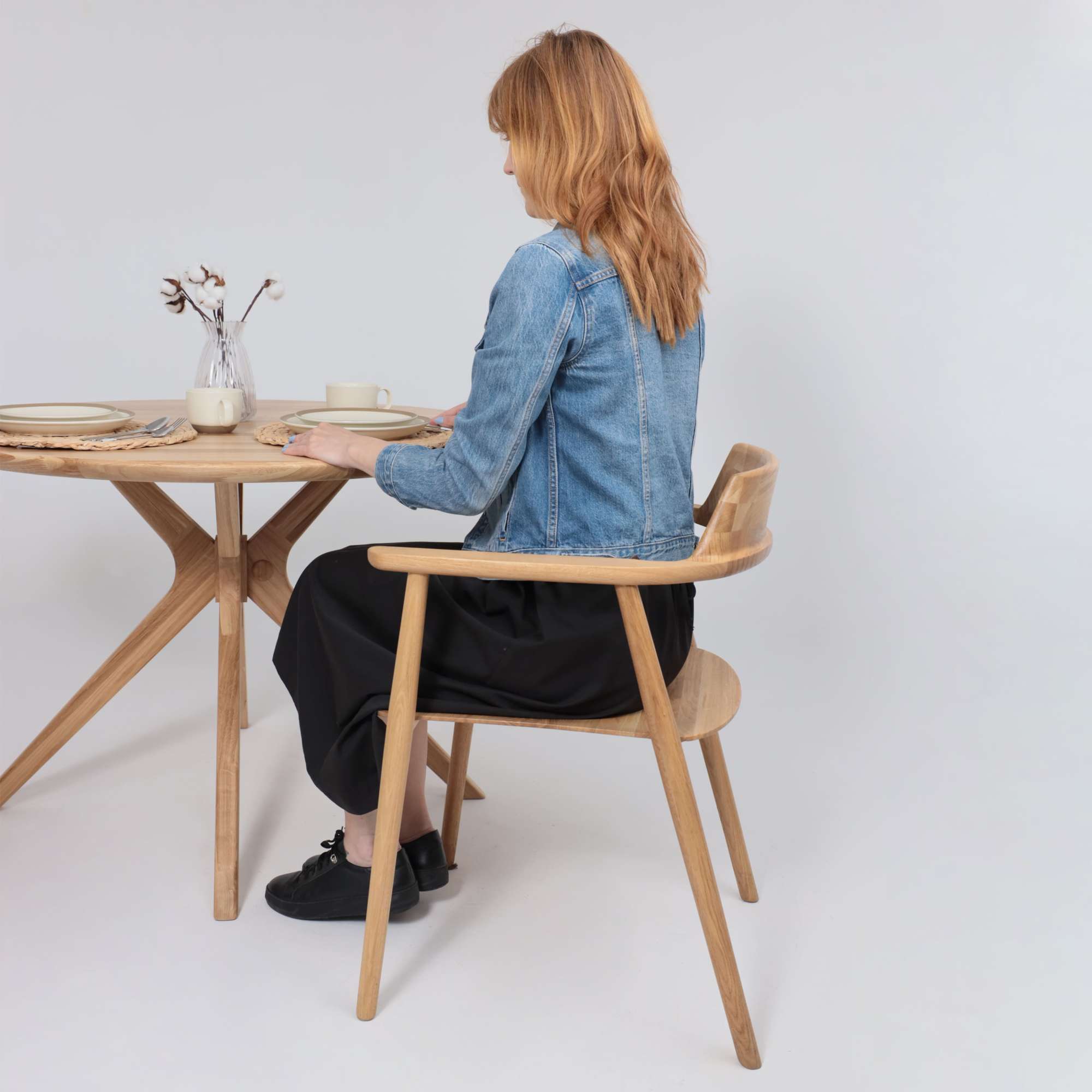 Стул Самурай, дуб натуральный, покрытие бесцветное