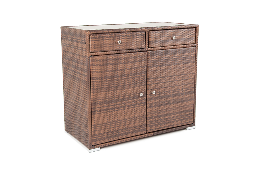 "Мальта" тумба плетеная из искусственного ротанга