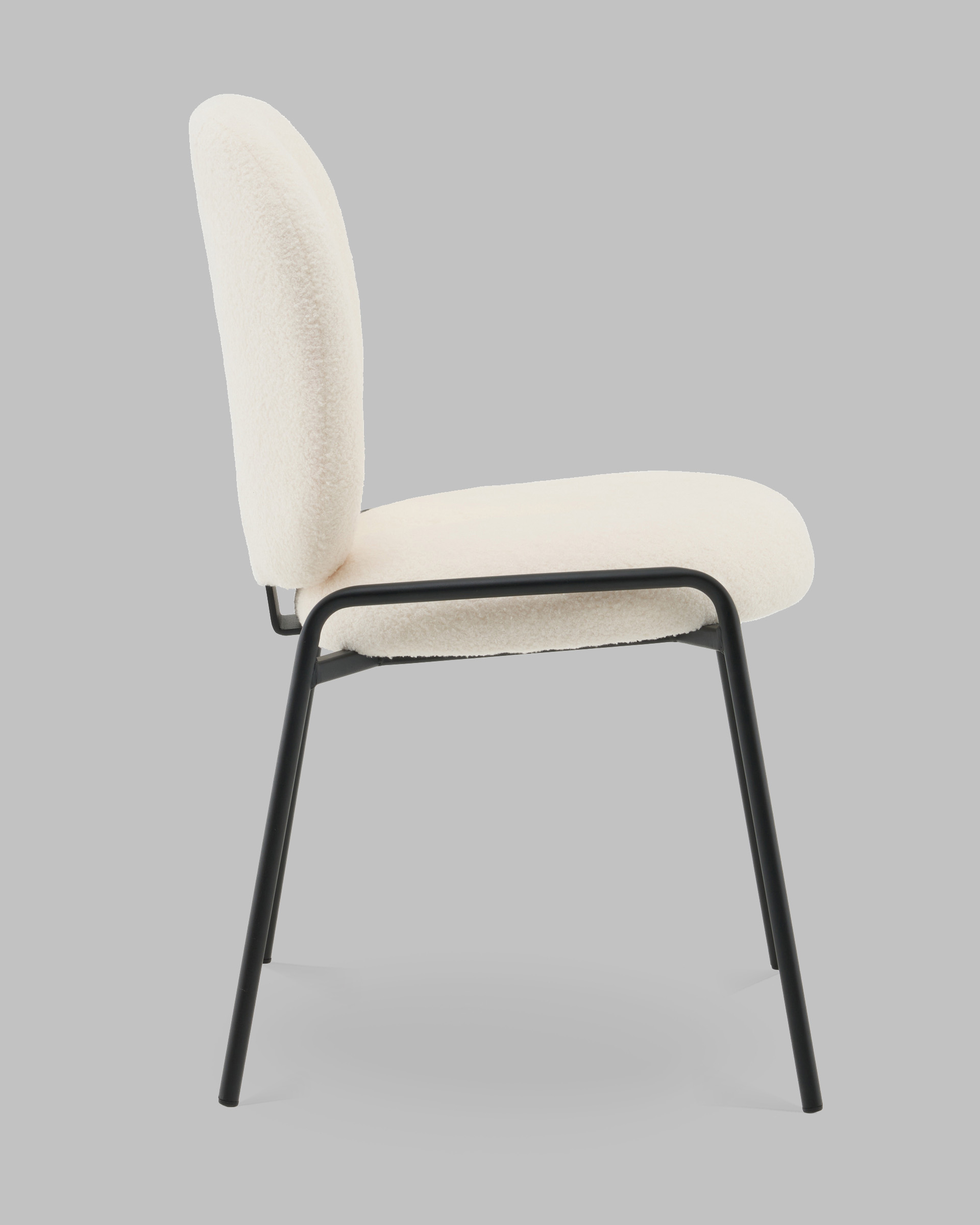 Стул Моллек букле молочный